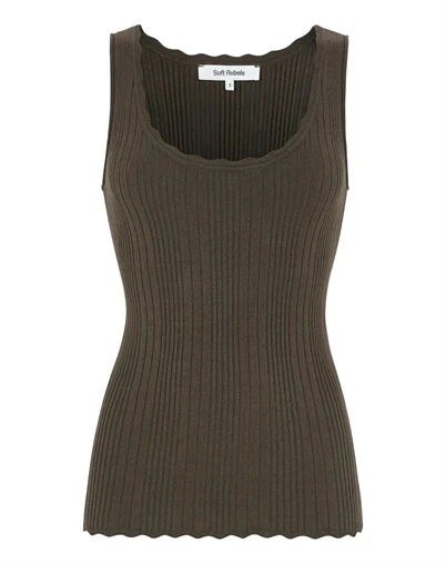 Soft Rebels - SRAitla Strik Top - Slate